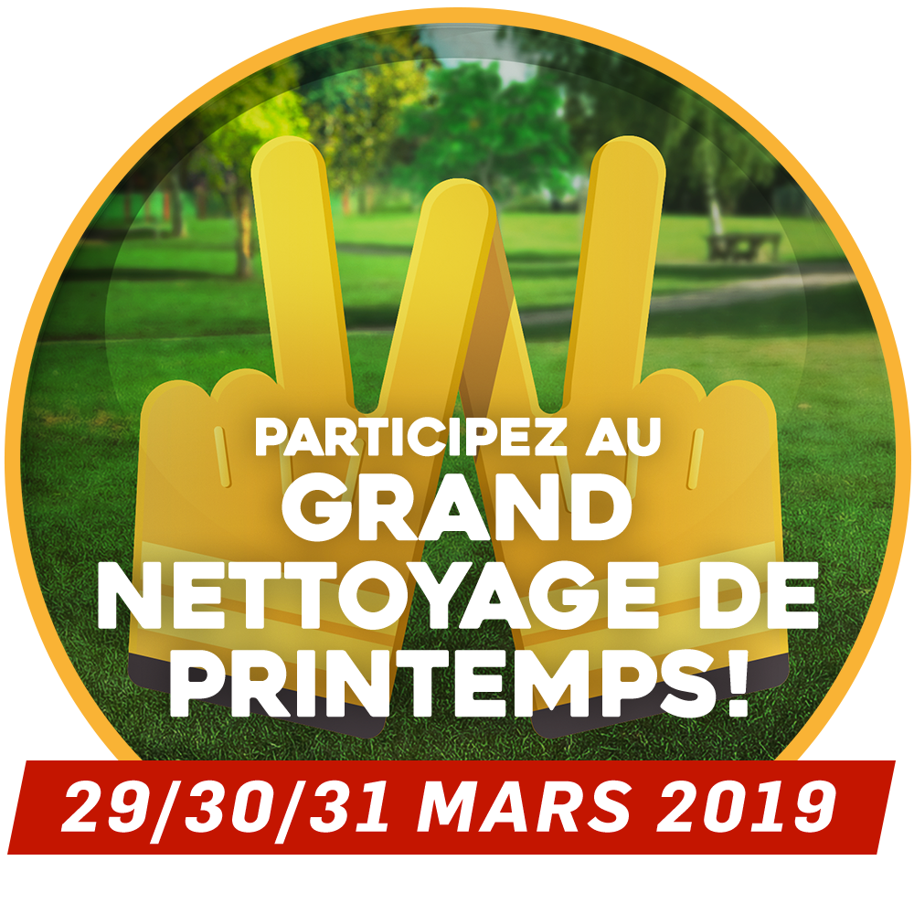 Grand nettoyage de printemps